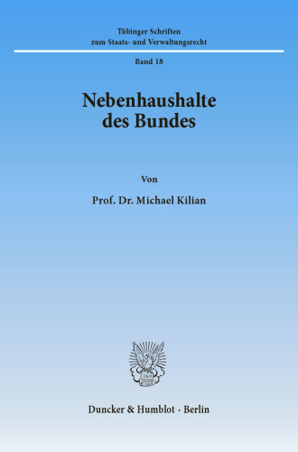 Nebenhaushalte des Bundes