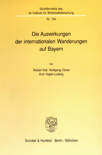 Die Auswirkungen der internationalen Wanderungen auf Bayern