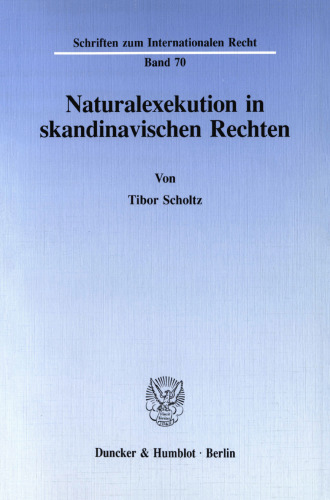 Naturalexekution in skandinavischen Rechten