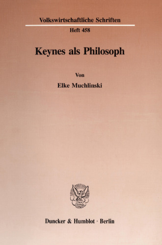 Keynes als Philosoph
