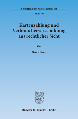 Kartenzahlung und Verbraucherverschuldung aus rechtlicher Sicht