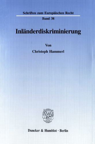 Inländerdiskriminierung