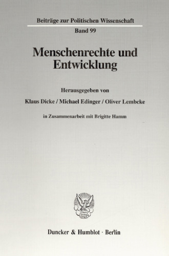 Menschenrechte und Entwicklung