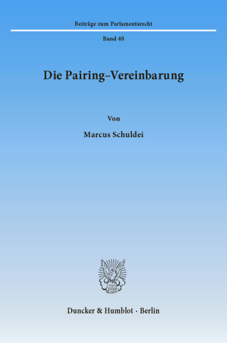 Die Pairing-Vereinbarung