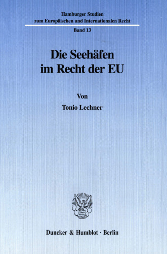 Die Seehäfen im Recht der EU