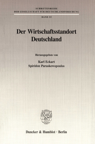 Der Wirtschaftsstandort Deutschland