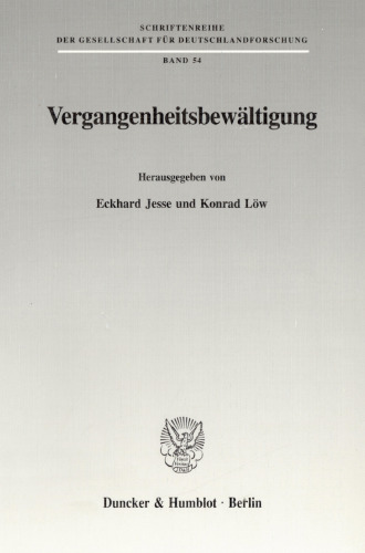 Vergangenheitsbewältigung