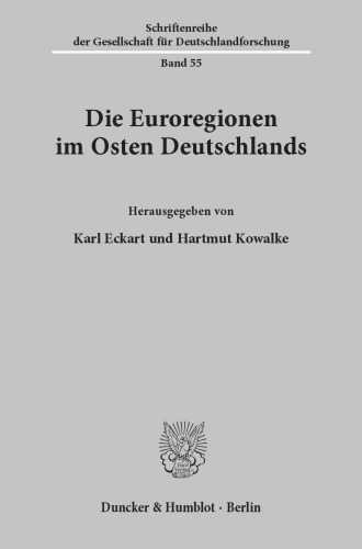Die Euroregionen im Osten Deutschlands