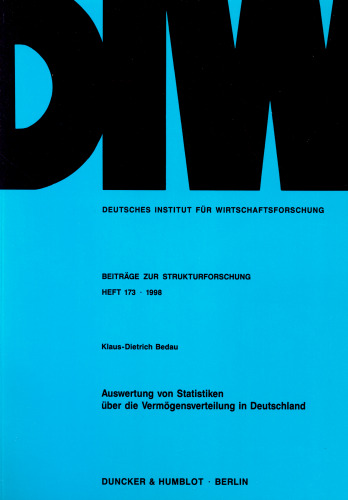 Auswertung von Statistiken über die Vermögensverteilung in Deutschland