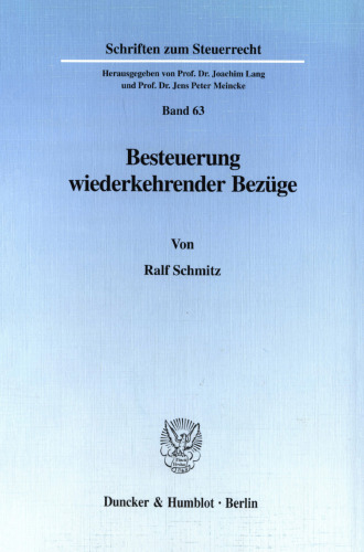 Besteuerung wiederkehrender Bezüge