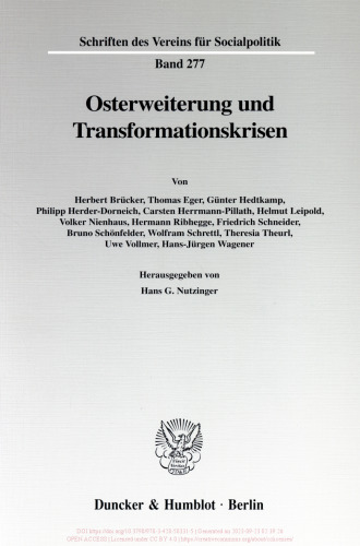 Osterweiterung und Transformationskrisen