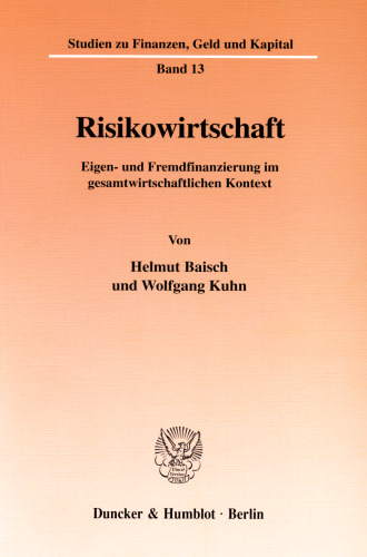 Risikowirtschaft: Eigen- und Fremdfinanzierung im gesamtwirtschaftlichen Kontext