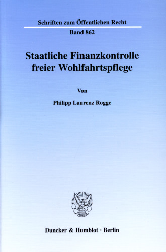 Staatliche Finanzkontrolle freier Wohlfahrtspflege