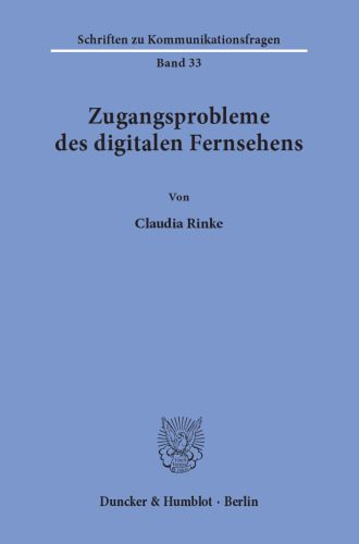 Zugangsprobleme des digitalen Fernsehens