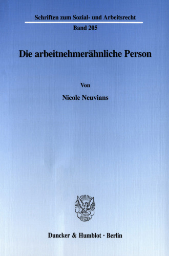Die arbeitnehmerähnliche Person