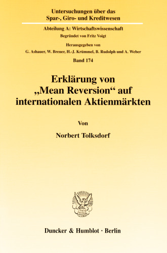 Erklärung von »Mean Reversion« auf internationalen Aktienmärkten