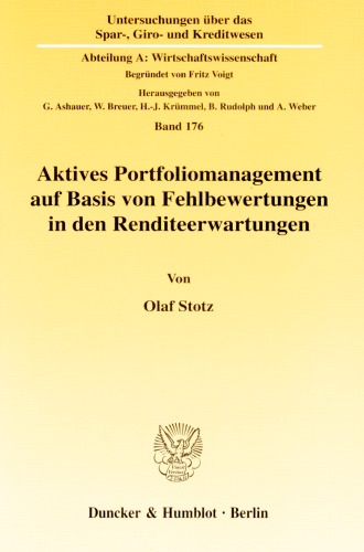 Aktives Portfoliomanagement auf Basis von Fehlbewertungen in den Renditeerwartungen