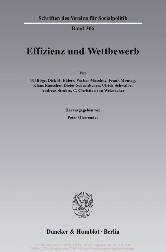 Effizienz und Wettbewerb