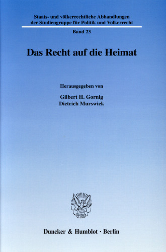 Das Recht auf die Heimat