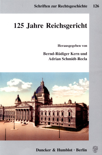 125 Jahre Reichsgericht