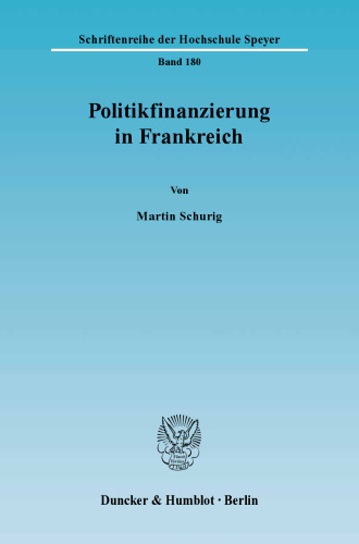 Politikfinanzierung in Frankreich