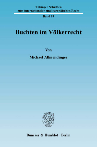 Buchten im Völkerrecht