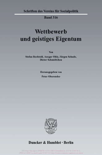 Wettbewerb und geistiges Eigentum