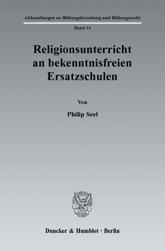 Religionsunterricht an bekenntnisfreien Ersatzschulen