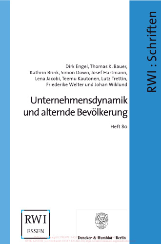 Unternehmensdynamik und alternde Bevölkerung