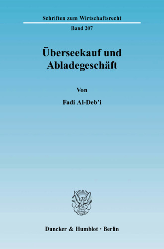 Überseekauf und Abladegeschäft
