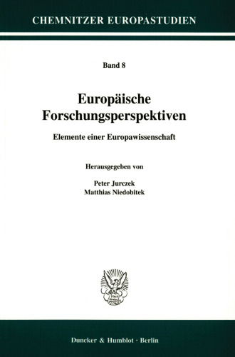 Europäische Forschungsperspektiven: Elemente einer Europawissenschaft