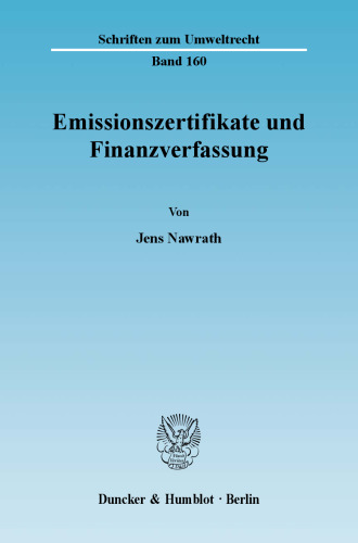 Emissionszertifikate und Finanzverfassung