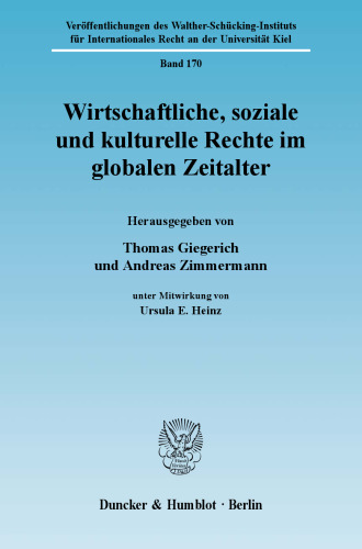 Wirtschaftliche, soziale und kulturelle Rechte im globalen Zeitalter