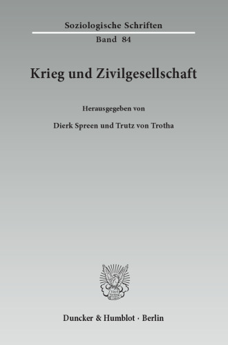 Krieg und Zivilgesellschaft
