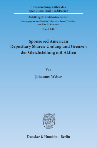Sponsored American Depositary Shares: Umfang und Grenzen der Gleichstellung mit Aktien