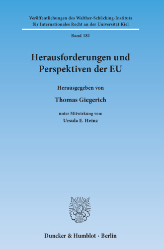 Herausforderungen und Perspektiven der EU
