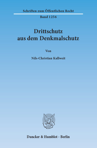 Drittschutz aus dem Denkmalschutz