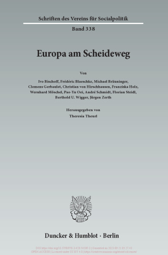 Europa am Scheideweg