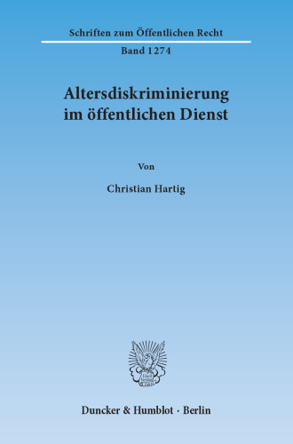 Altersdiskriminierung im öffentlichen Dienst
