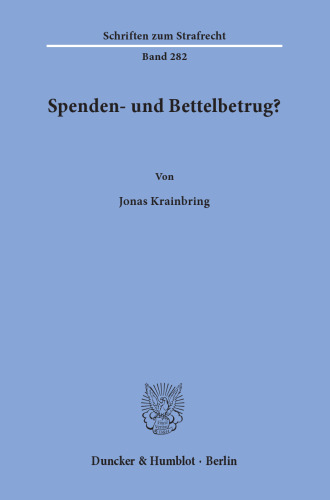 Spenden- und Bettelbetrug?