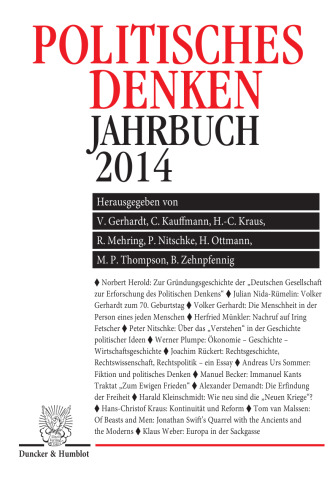 Politisches Denken. Jahrbuch 2014