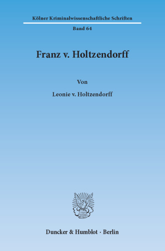 Franz v. Holtzendorff