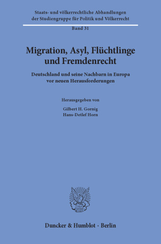 Migration, Asyl, Flüchtlinge und Fremdenrecht: Deutschland und seine Nachbarn in Europa vor neuen Herausforderungen