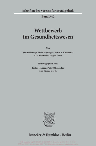 Wettbewerb im Gesundheitswesen