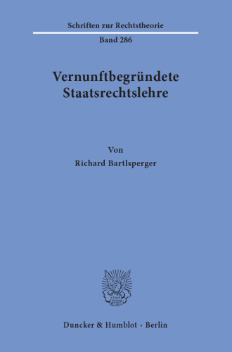 Vernunftbegründete Staatsrechtslehre