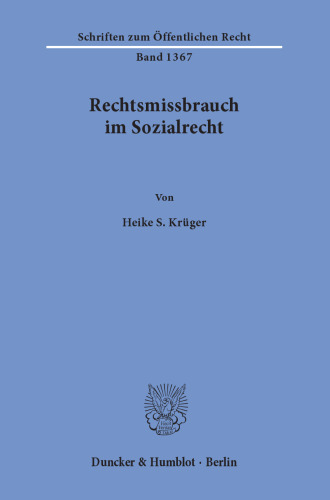 Rechtsmissbrauch im Sozialrecht