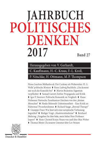 Politisches Denken. Jahrbuch 2017