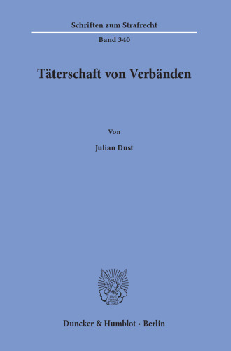 Täterschaft von Verbänden