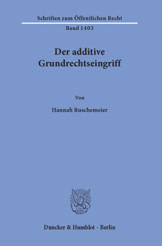 Der additive Grundrechtseingriff