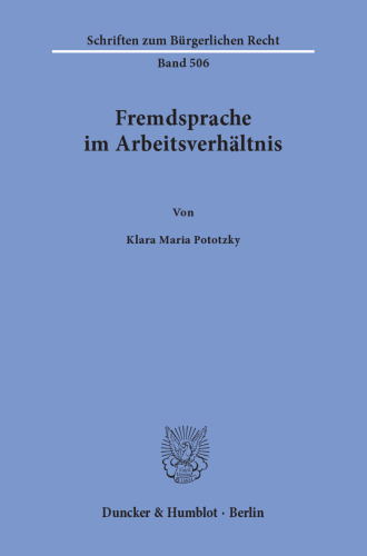 Fremdsprache im Arbeitsverhältnis